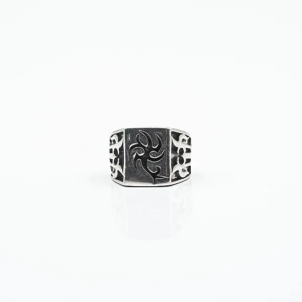 Inel patrat model celtic Argint