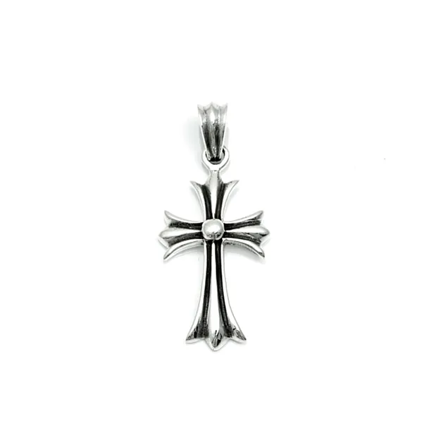 Pandantiv gotic cruce bulina sl Argint