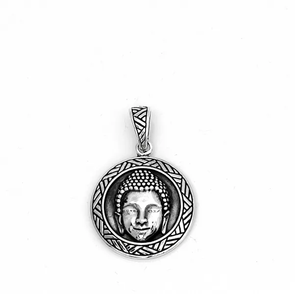 Pandantiv rotund Buddha Argint