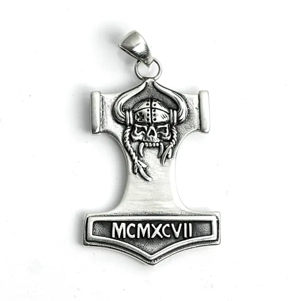 Pandantiv ciocanul lui Thor viking Argint