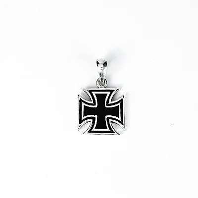 Pandantiv cruce malteza email s Argint - 1