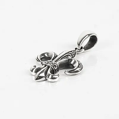 Pandantiv fleur de lys broderie s Argint - 5