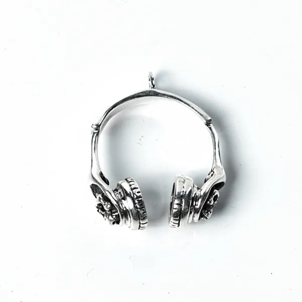 Pandantiv casca dj craniu Argint