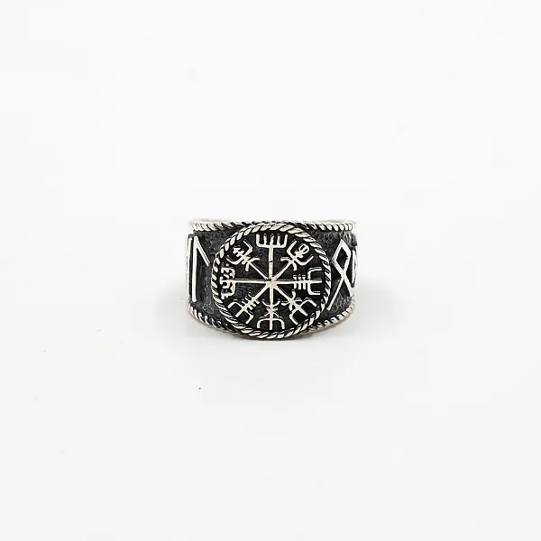 Inel viking Vegvisir Argint