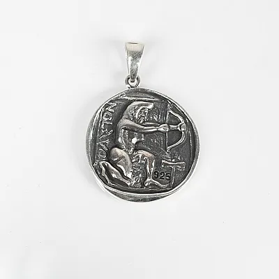 Pandantiv moneda drachma Dionisos Argint - 3