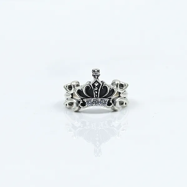 Inel model tiara c.z.transparent Argint
