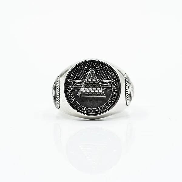 Inel novus ordo seclorum Argint