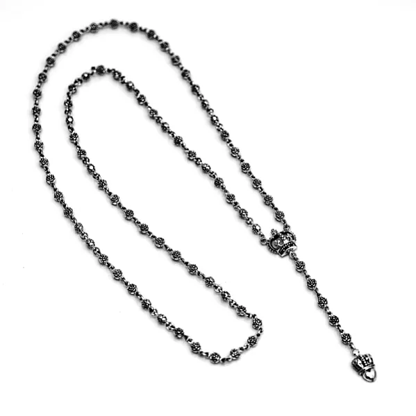 Colier tip rozariu coronite Argint