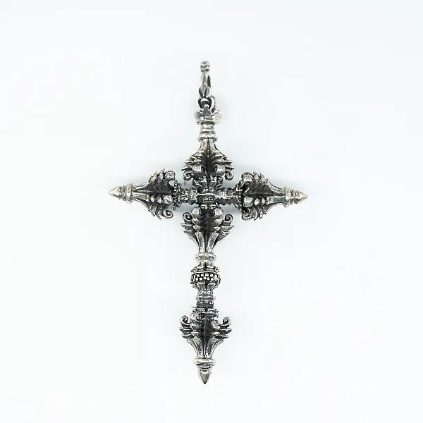 Pandantiv dorje tip cruce xl Argint