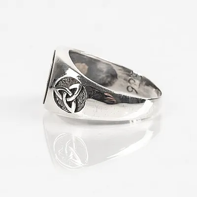 Inel triquetra slim Argint - 2