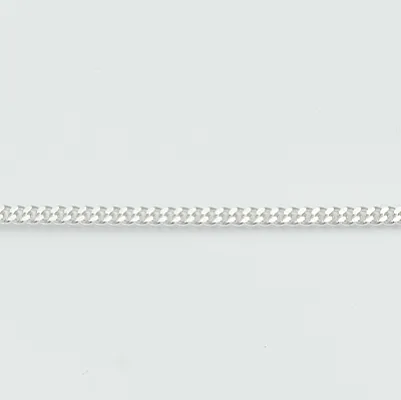 Lant cuban dreptunghiular 3mm Argint - 4