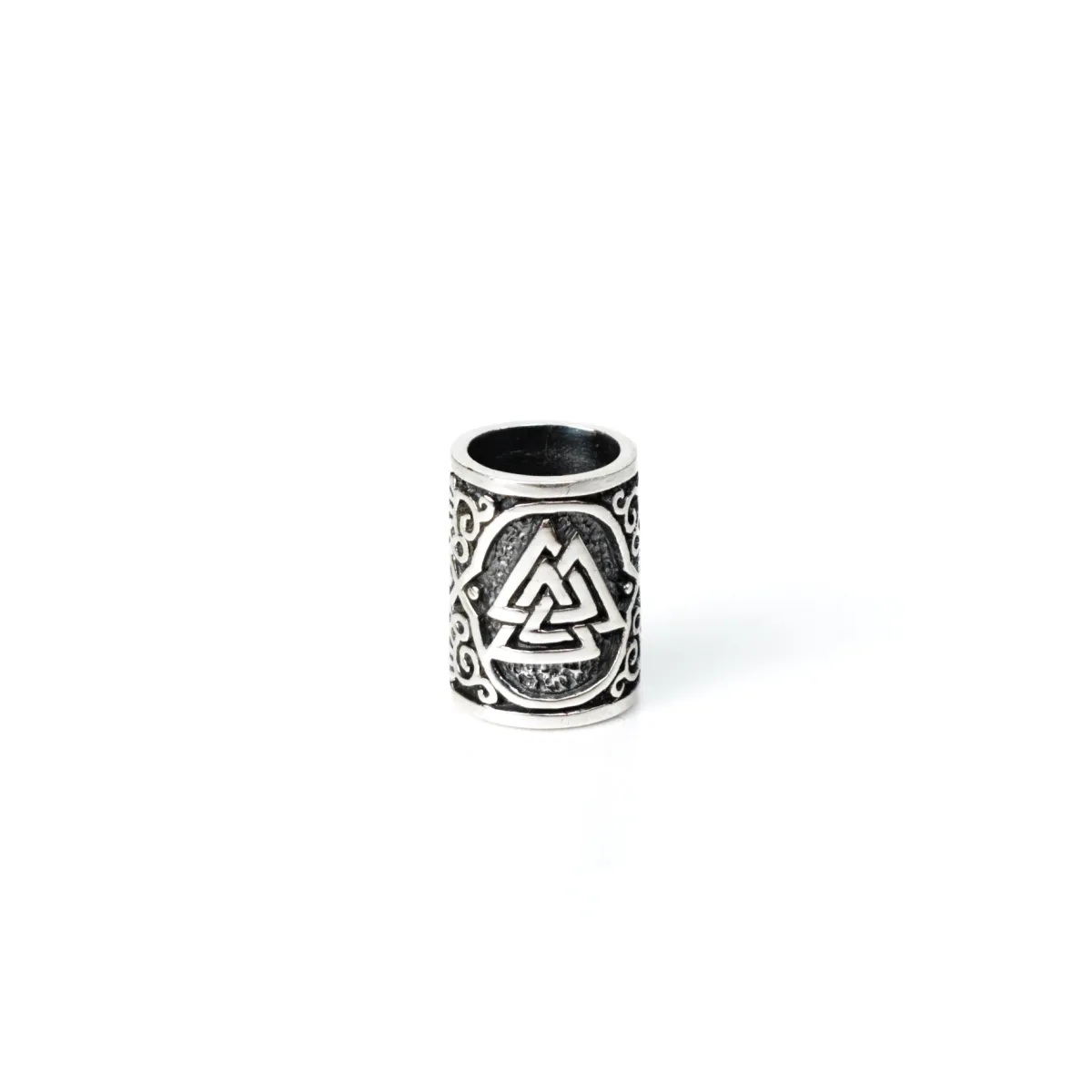 Inel de barba valknut Argint