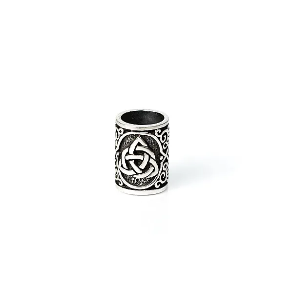 Inel de barba triquetra Argint