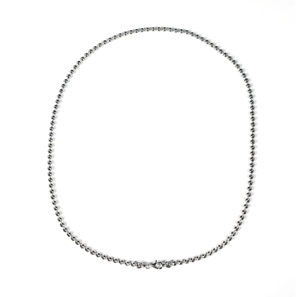 Lant star bead 300 diamantat Argint