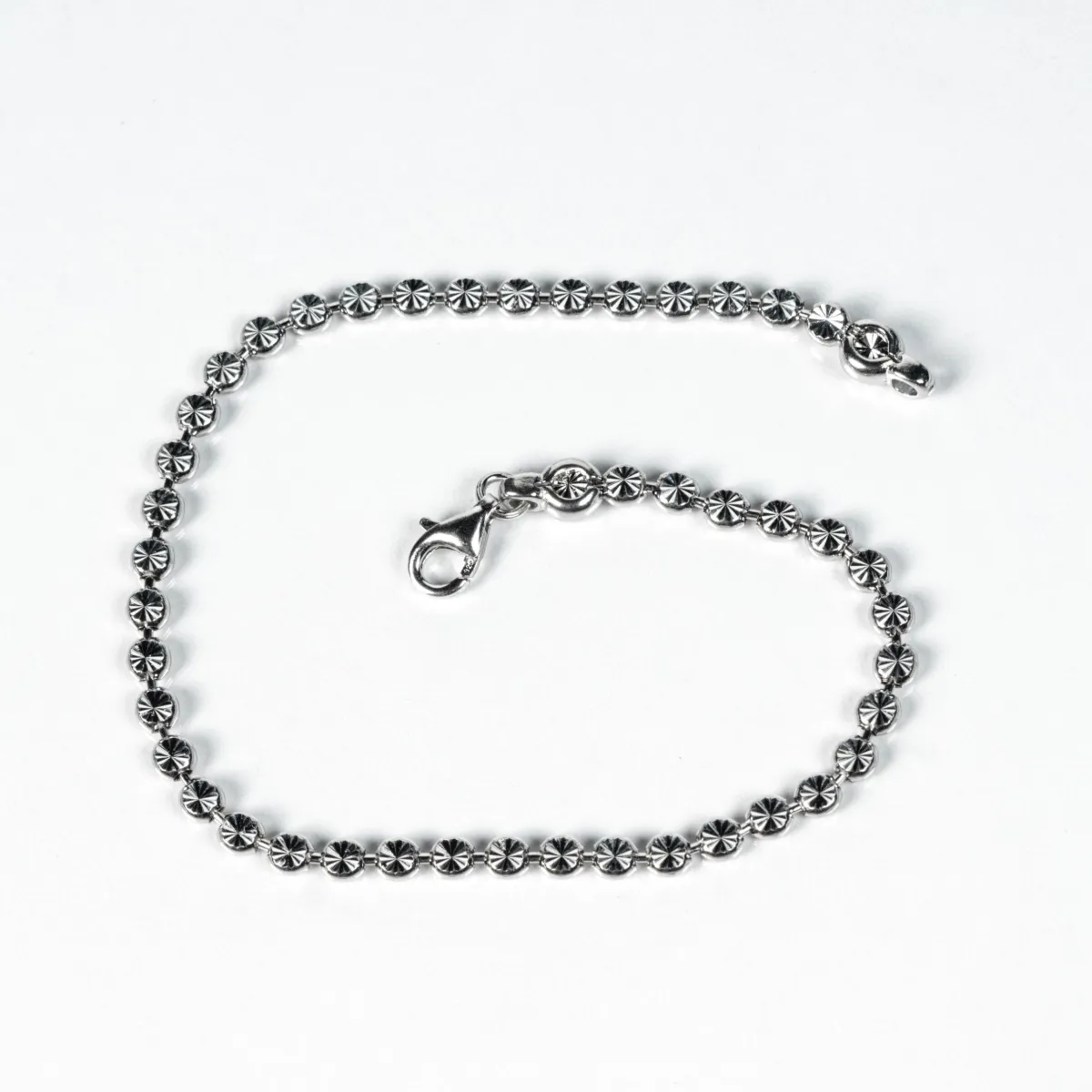 Bratara star bead 300 diamantata Argint