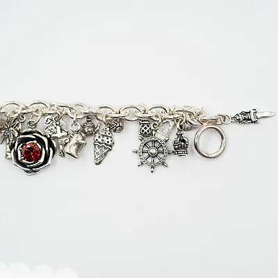 Bratara flexibila multi charms Argint - 3