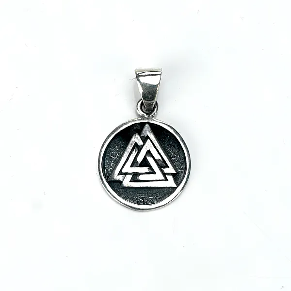 Pandantiv simbol Valknut s Argint