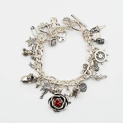 Bratara flexibila multi charms Argint - 1