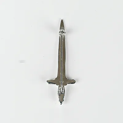Brosa simpla sabie gotica Argint - 2