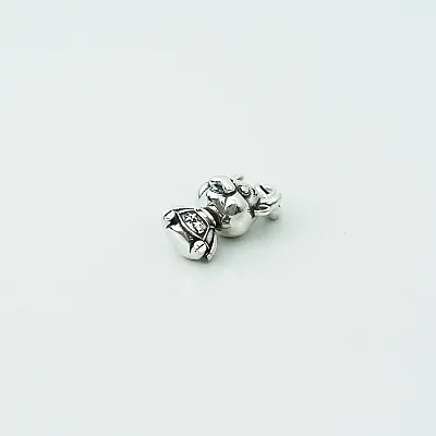 Pandantiv vacuta vesela Argint - 2