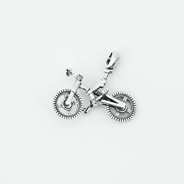 Pandantiv bicicleta enduro xl Argint