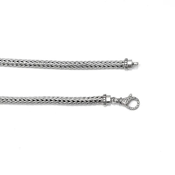 Lant masiv impletitura spic 8mm Argint