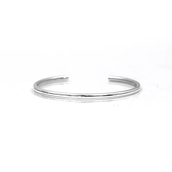 Bratara fixa rotunda 3*60 Argint
