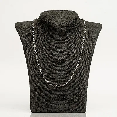 Lant romburi cruciulite gotice Argint - 1
