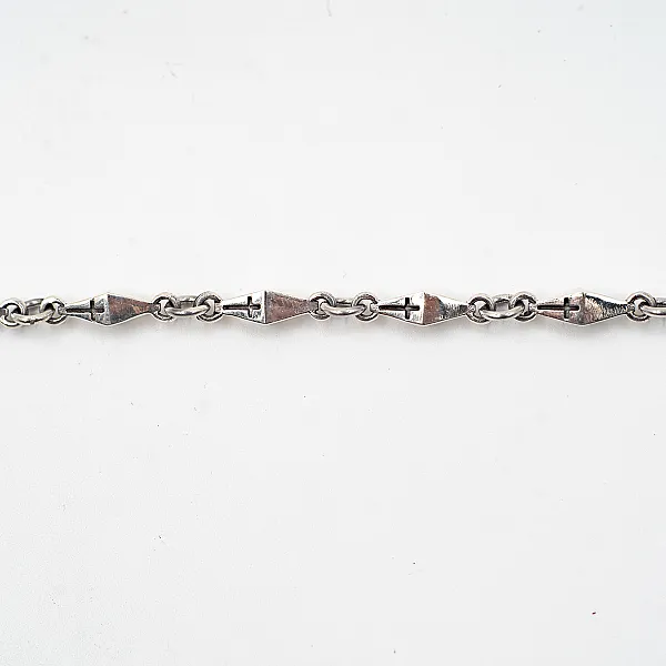 Colier romburi cruciulite Argint