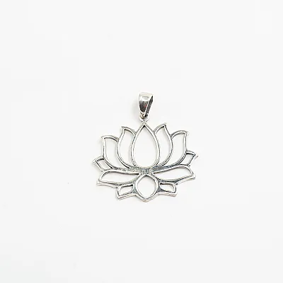 Pandantiv floare de lotus s Argint - 3