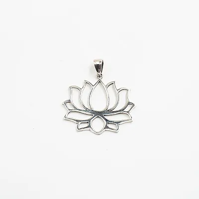 Pandantiv floare de lotus s Argint - 1