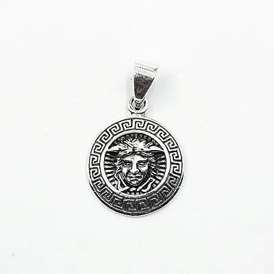 Pandantiv rotund cap Medusa Argint - 1