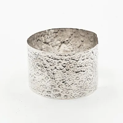 Bratara fixa hammered Argint - 4