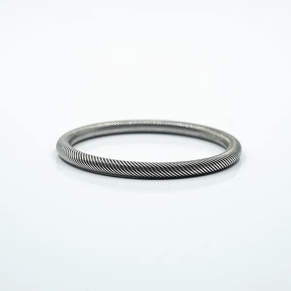 Bratara fixa goala dungi 5mm Argint
