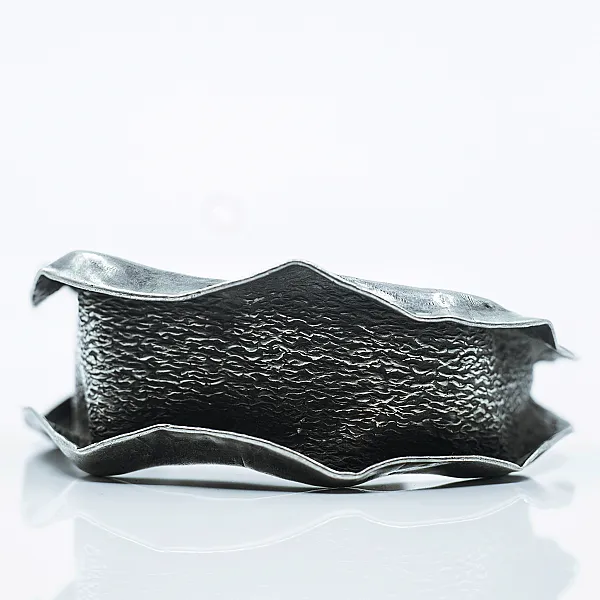Bratara fixa hammered creata Argint