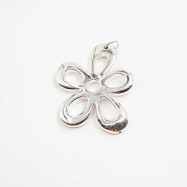 Pandantiv floare margareta 55 mm Argint
