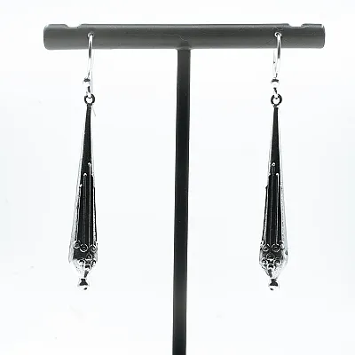 Cercei lungi con Argint - 1