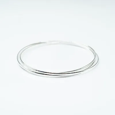 Bratara fixa cerc 2*3mm Argint - 2
