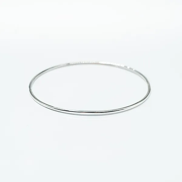 Bratara fixa circulara 2mm Argint