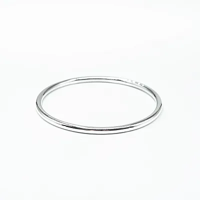 Bratara fixa circulara 4mm Argint - 1