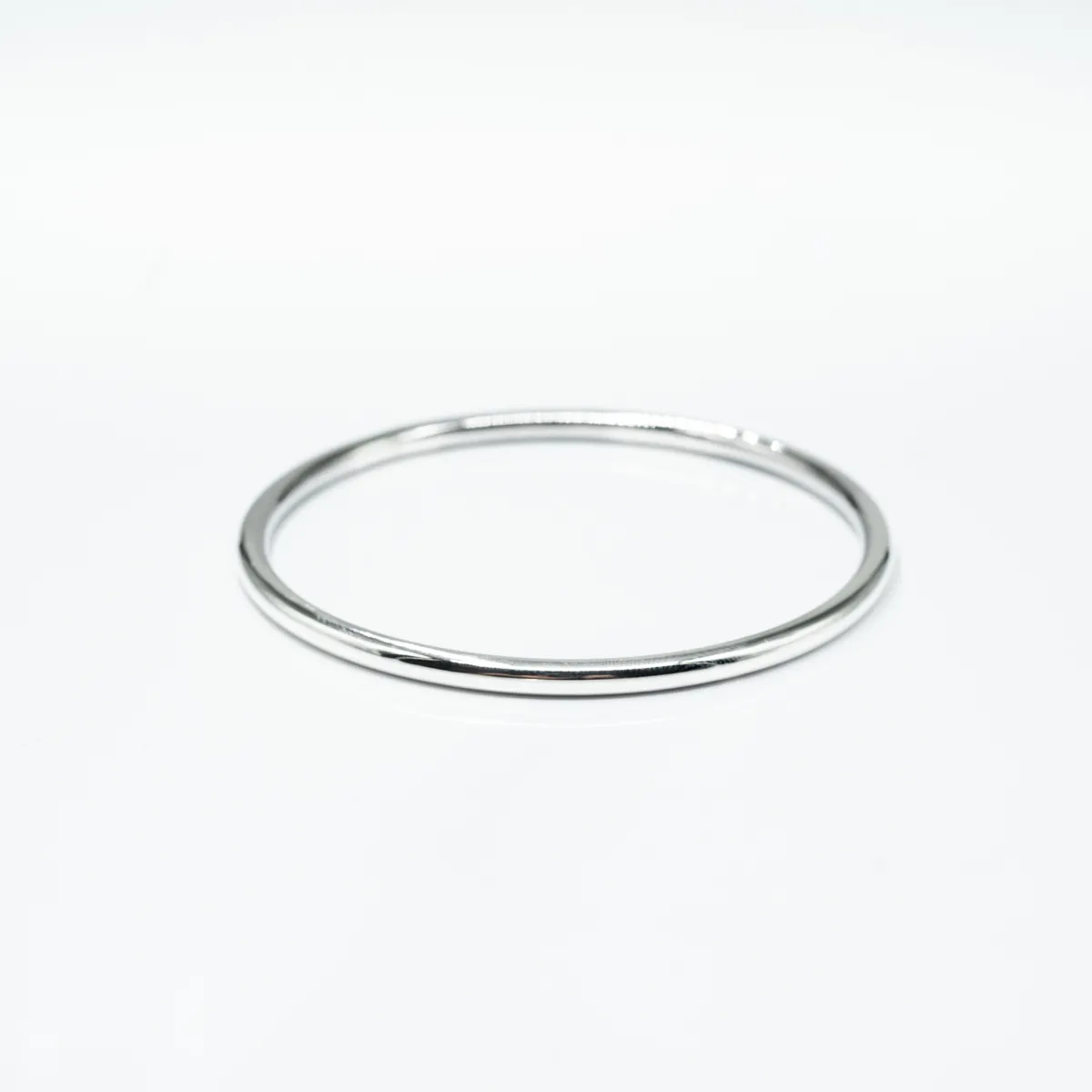 Bratara fixa circulara 4mm Argint