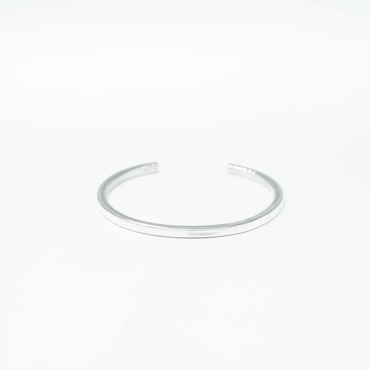 Bratara fixa patrata 3mm Argint