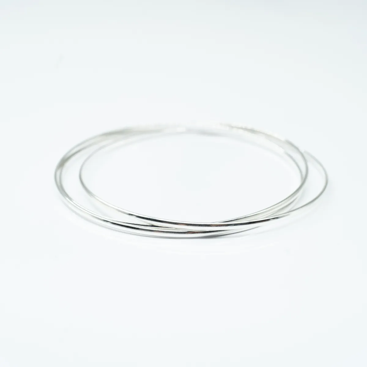 Bratara fixa cerc 2*3mm Argint