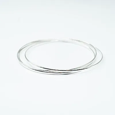 Bratara fixa cerc 2*3mm Argint - 1