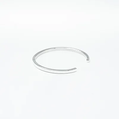 Bratara fixa patrata 3mm Argint - 3
