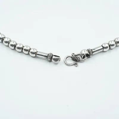 Colier cuarz de stanca tubular-oval Argint - 3