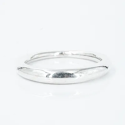 Bratara fixa rotunda descrescatoare Argint - 1