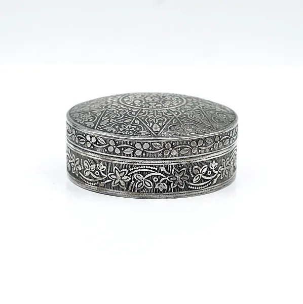 Caseta decorativa model stea Argint