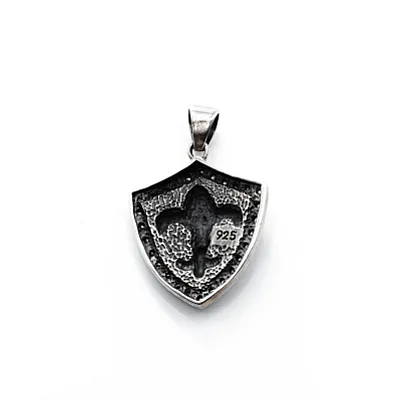 Pandantiv blazon Fleur de Lys c.z Argint - 2