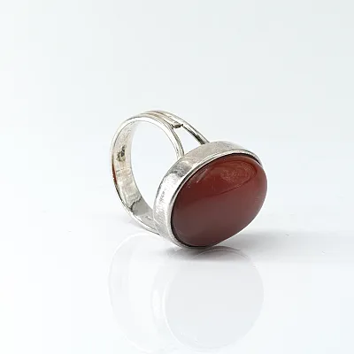 Inel oval dungi carneol Argint - 5